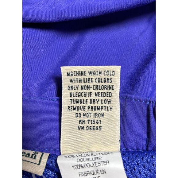 L.L. Bean SunSmart Women's Swim Outdoor Front Tie Shorts in Blue - Sz S - NWT - Picture 5 of 5